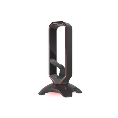 Genesis Gaming Holder Vanad 500 for Headset & Mouse. Usb Hub Backlight (NBU-1602) (GNSNBU-1602)-GNSNBU-1602
