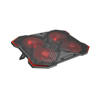 Genesis Gaming Laptop Cooler Pad OXID 260 - 4 fans, Led light, 2 USB (NHG-2075) (GNSNHG-2075)-GNSNHG-2075