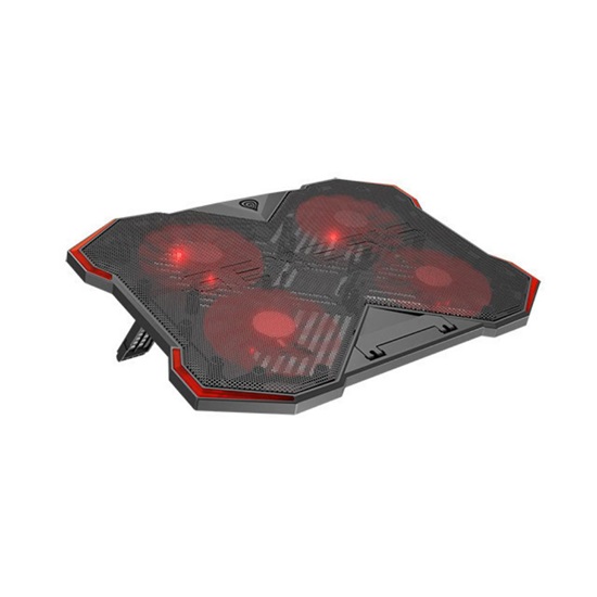 Genesis Gaming Laptop Cooler Pad OXID 260 - 4 fans, Led light, 2 USB (NHG-2075) (GNSNHG-2075)-GNSNHG-2075