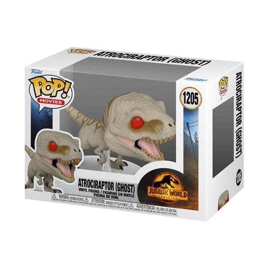 Funko Pop! Movies: Jurassic World - Atrociraptor Ghost #1205 (FNK52899)-FNK52899