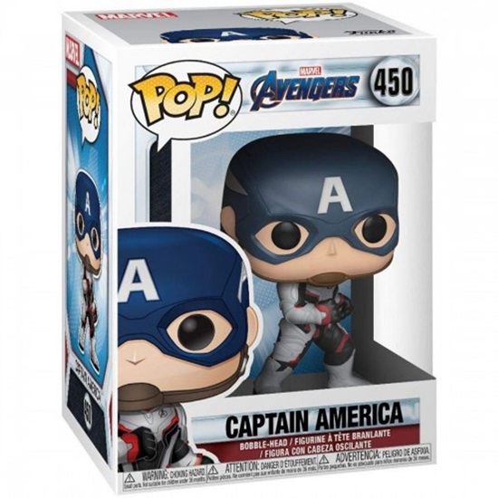 Funko Pop! Heroes: Marvel - Captain America #450 (FNK66618)-FNK66618