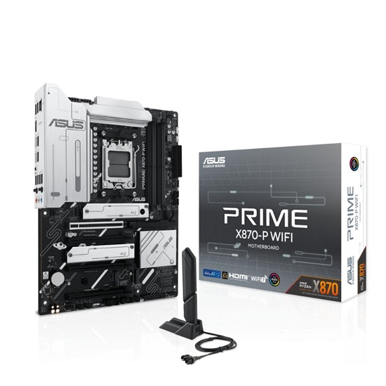 ASUS Prime X870-P WIFI AMD X870 Socket AM5 ATX (90MB1IS0-M0EAY0) (ASU90MB1IS0-M0EAY0)-ASU90MB1IS0-M0EAY0
