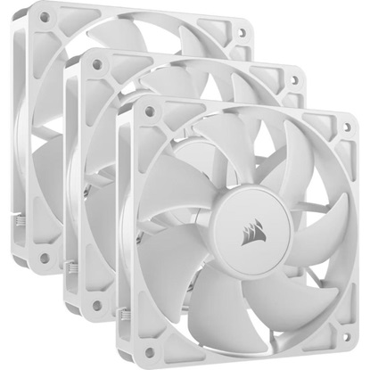 Corsair Case Fan RS120 120mm PWM 3-Pack White (CO-9050193-WW) (CORCO-9050193-WW)-CORCO-9050193-WW
