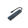MediaRange USB Type-C® 6-in-1 multiport adapter, silver (MRCS519)-MRCS519