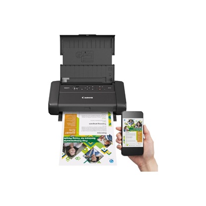 Canon MAXIFY BX110 Portable Printer with Battery (7069C026) (CANBX110BAT)-CANBX110BAT