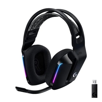 Logitech Headset G733 LIGHTSPEED Black (981-000864) (LOGG733LSBK)-LOGG733LSBK