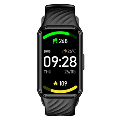 BlackView Smartwatch R10 Activity Tracker με Παλμογράφο Μαύρο (R10BK) (BVIR10BK)-BVIR10BK