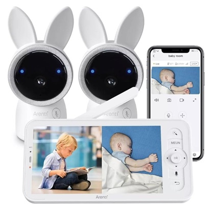 Arenti 2K Wi-Fi Video Baby Monitor Camera (AINANNY-CAM) (AREAINANNY-CAM)-AREAINANNY-CAM
