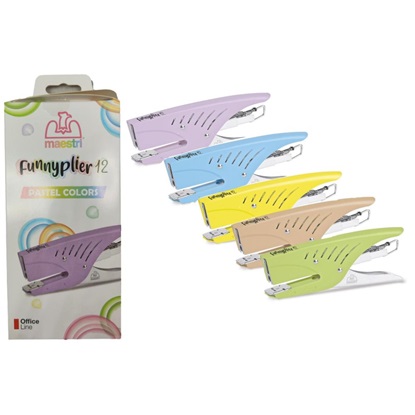 Roma Maetsri Συρραπτικό Funnyplier 12 Pastel (0022405) (ROM0022405)-ROM0022405