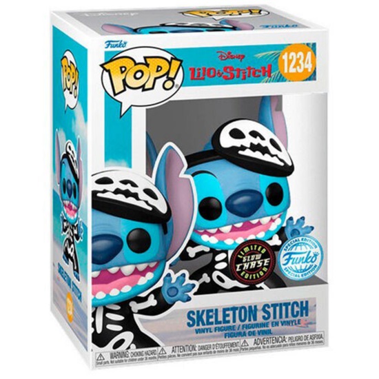 Funko Pop! Animation: Lilo & Stitch - Skeleton Stitch #1234 Special Edition (FNK63304)-FNK63304
