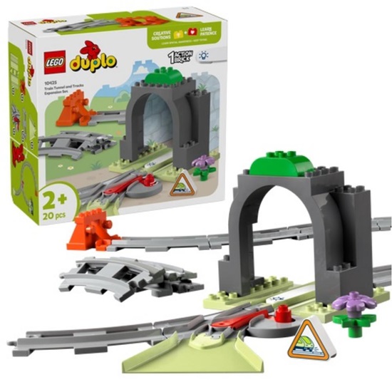 Lego Duplo Town Railway Tunnel And Rails Expansion Set (10425) (LGO10425)-LGO10425