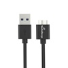 MediaRange USB-A to Micro-B USB 3.0 Charge and Sync Cable, USB 3.0, 5 Gbps, 5W max., 50cm, Black (MRCS239)-MRCS239