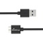 MediaRange USB-A to Micro-B USB 3.0 Charge and Sync Cable, USB 3.0, 5 Gbps, 5W max., 50cm, Black (MRCS239)-MRCS239