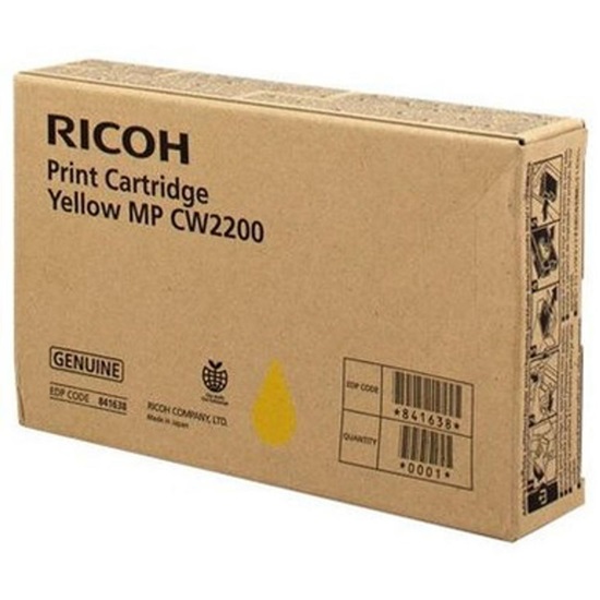 Ricoh Ink Cartridge MPCW2200 SP Yellow (841638) (RICSPTMPCW2200Y)-RICSPTMPCW2200Y