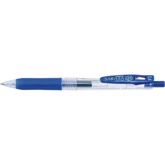Zebra Sarasa Clip Gel Pen 0.4 Μπλέ (ZB-14302) (ZΕB14302)-ZEB14302