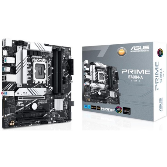 ASUS PRIME B760M-A-CSM Intel B760 LGA 1700 micro ATX (90MB1EK0-M1EAYC) (ASU90MB1EK0-M1EAYC)-ASU90MB1EK0-M1EAYC