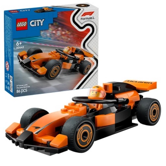 Lego City F1 Racer With Mclaren Racing Car (60442) (LGO60442)-LGO60442