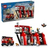 Lego City Fire Station With Turntable Ladder Vehicle (60414) (LGO60414)-LGO60414