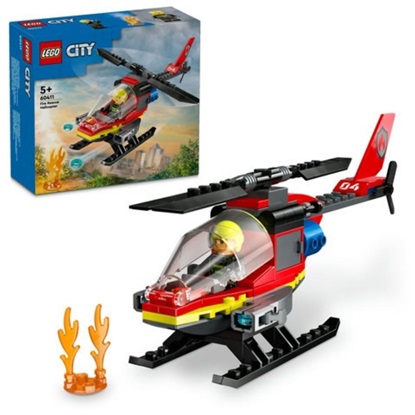 Lego City Fire Helicopter (60411) (LGO60411)-LGO60411