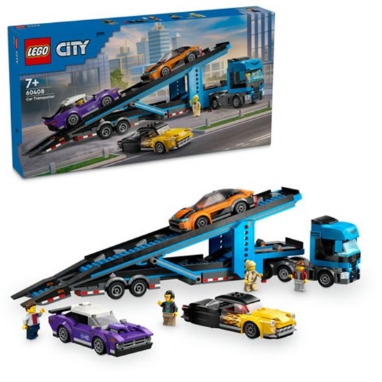 Lego City Car Transporter With Sports Car (60408) (LGO60408)-LGO60408