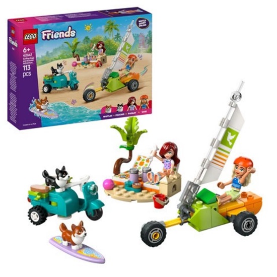 Lego Friends Beach Adventures With Dogs (42641) (LGO42641)-LGO42641