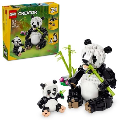 Lego Creator 3-In-1 Wild Animals: Panda Family (31165) (LGO31165)-LGO31165