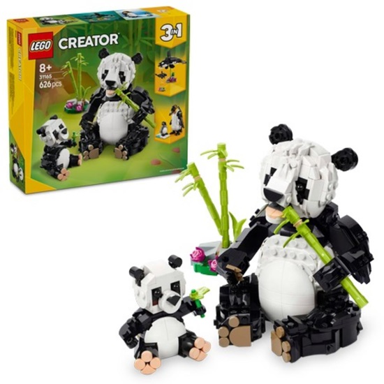 Lego Creator 3-In-1 Wild Animals: Panda Family (31165) (LGO31165)-LGO31165