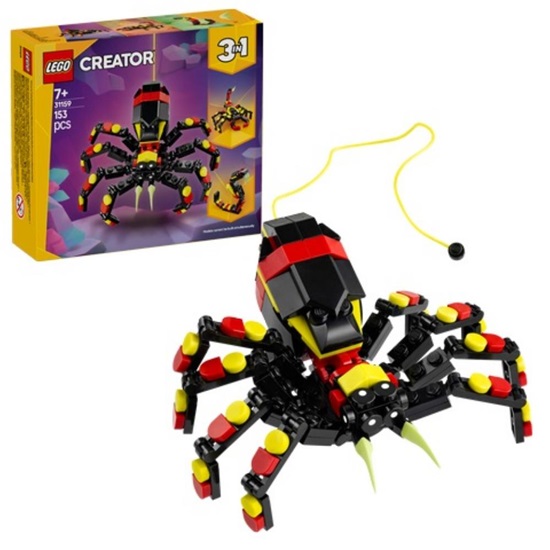 Lego Creator 3-In-1 Wild Animals: Surprise Spider (31159) (LGO31159)-LGO31159