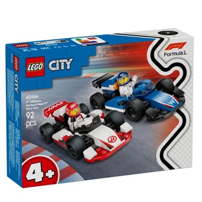 Lego City F1 Williams Racing And Haas F1 Racing Cars (60464) (LGO60464)-LGO60464