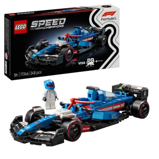 Lego Speed ​​Champions Visa Cash App Rb Vcarb 01 F1 Race Car (77246) (LGO77246)-LGO77246