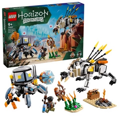 Lego Horizon Adventures Aloy And Varl Vs. Panzerwanderer And Sawtooth (77037) (LGO77037)-LGO77037
