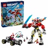 Lego DREAMZzz Cooper's Tiger Mech And Zero's Hot Rod Car (71497) (LGO71497)-LGO71497