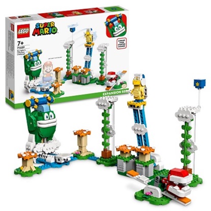 Lego Super Mario Maxi Spikes Cloud Challenge? Expansion Set (Set With 3 Enemy Figures Including Boomerang Brother And Piranha Plant) (71409) (LGO71409)-LGO71409