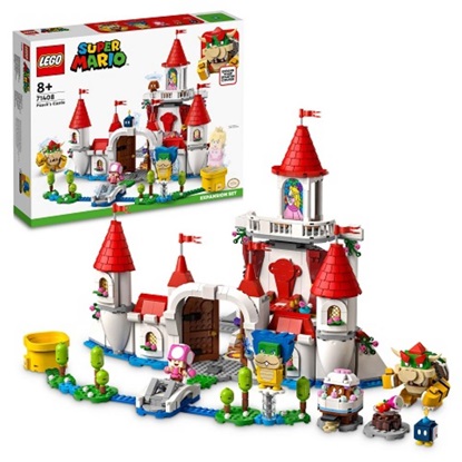 Lego Super Mario Princess Peach Palace? Expansion Set (To Be Combined With Starter Set Time Block With Bowser Ludwig Toadette And Goomba Figures) (71408) (LGO71408)-LGO71408