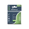 MediaRange High Capacity Rechargeable NiMH Accus Micro AAA|HR03|1.2V Pack 2  (MRBAT122)-MRBAT122