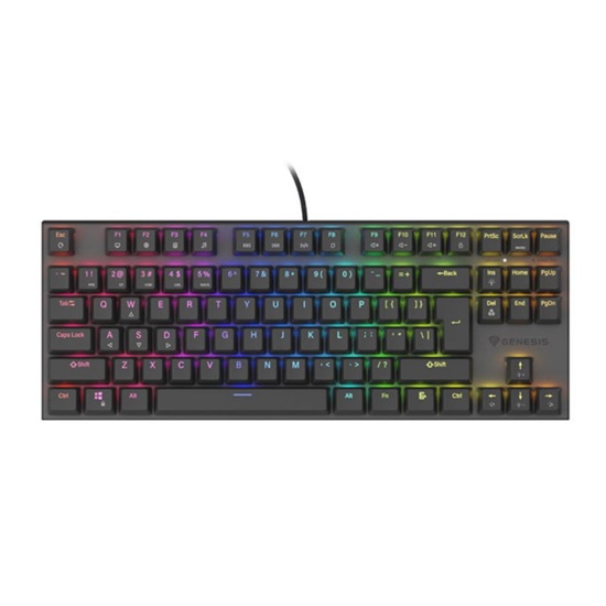 Genesis Gaming Keyboard Thor 303 Tkl Black US  Mechanical RGB, Red Switch, Hot Swap (NKG-1882) (GNSNKG-1882)-GNSNKG-1882
