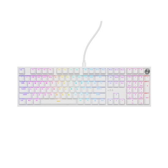Genesis Gaming Keyboard Thor 404 US RGB Mechanical White Outemu Peach Silent (NKG-2300) (GNSNKG-2300)-GNSNKG-2300