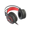 Genesis Gaming Headset Neon 360 with Microphone RGB Illuminated Vibration, Black Red (NSG-1107) (GNSNSG-1107)-GNSNSG-1107