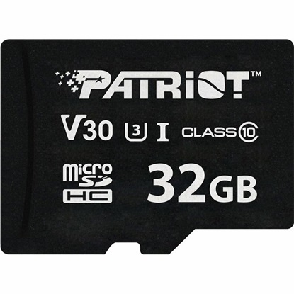 Patriot Memory Card VX Series 32GB MicroSDXC V30 Class 10 UHS-I U3 4K UHD (PSF32GVX31MCH) (PATRPSF32GVX31MCH)-PATRPSF32GVX31MCH