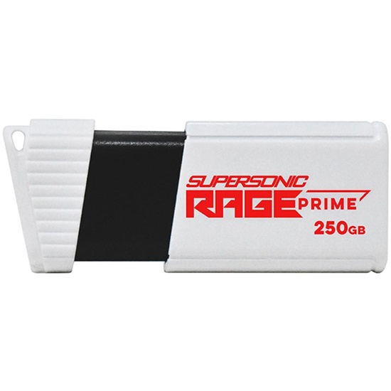 Patriot Supersonic Rage Prime 256 GB White/Black USB-A 3.2 Gen 2 (PEF250GRPMW32U) (PATRPEF250GRPMW32U)-PATRPEF250GRPMW32U