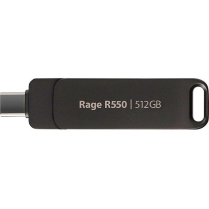 Patriot Rage R550 512GB Black USB-A und USB-C 3.2 Gen 1 (PE512GR550DSAD) (PATRPE512GR550DSAD)-PATRPE512GR550DSAD