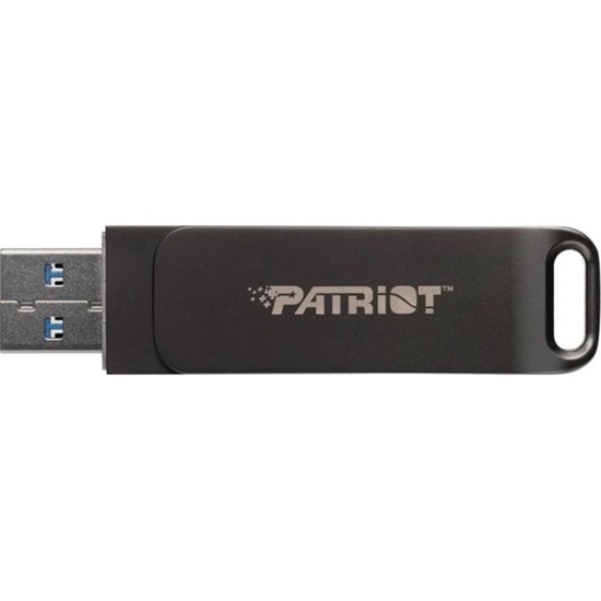 Patriot Rage R550 128Gb Black USB-A und USB-C 3.2 Gen 1 (PE128GR550DSAD) (PATRPE128GR550DSAD)-PATRPE128GR550DSAD
