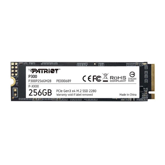 Patriot P300 256 GB PCIe 3.0 x4 NVMe 1.3 M.2 2280 (P300P256GM28) (PATRP300P256GM28)-PATRP300P256GM28