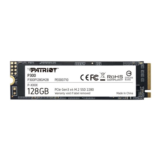 Patriot P300 128 GB PCIe 3.0 x4 NVMe 1.3 M.2 2280 (P300P128GM28) (PATRP300P128GM28)-PATRP300P128GM28