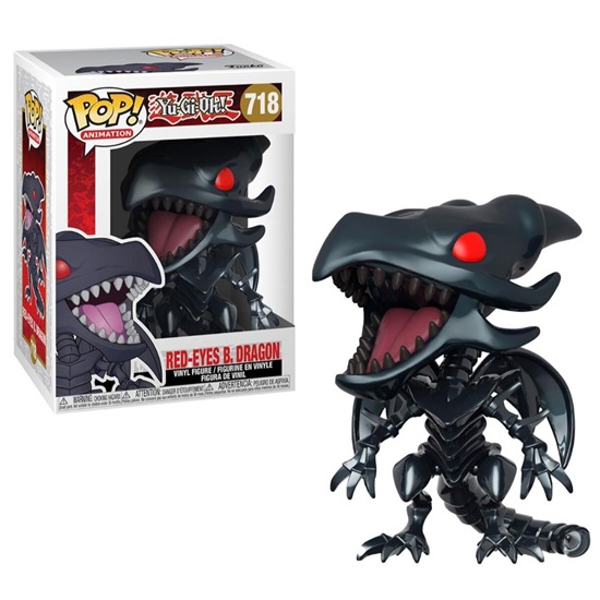 Funko Pop! Animation: Yu-Gi-Oh! - Red-Eyes B.Dragon #718 (FNK69258)-FNK69258
