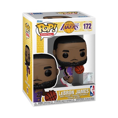 Funko Pop! Sports: Los Angeles Lakers - Lebron James #172 (FNK51179)-FNK51179