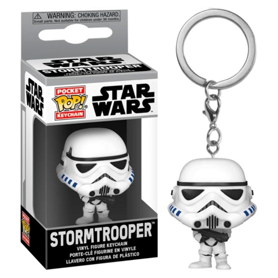 Funko Pocket Pop! Keychain Movies: Star Wars - Stormtrooper (FNK30521)-FNK30521