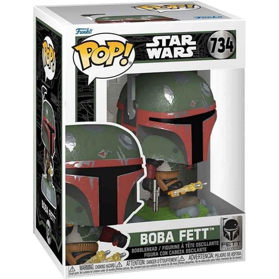 Funko Pop! Movies: Star Wars - Boba Fett #734 (FNK27225)-FNK27225