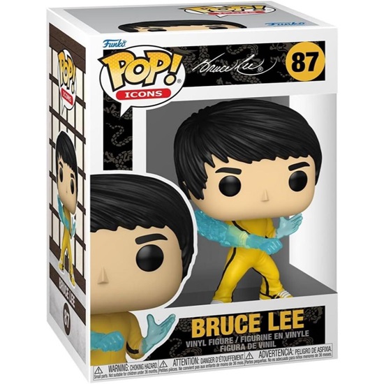 Funko Pop! Icons: Bruce Lee - Bruce Lee #87 (FNK10661)-FNK10661