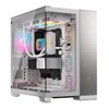 CORSAIR Case 6500X Mid-Tower Dual Chamber Tempered Glass Satin Gray Aluminum (CC-9011285-WW) (CORCC-9011285-WW)-CORCC-9011285-WW